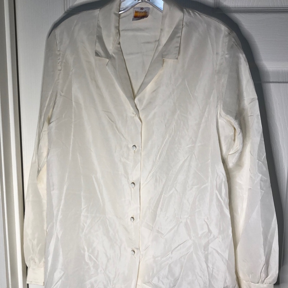 Wrangler Silk Blend Button Down